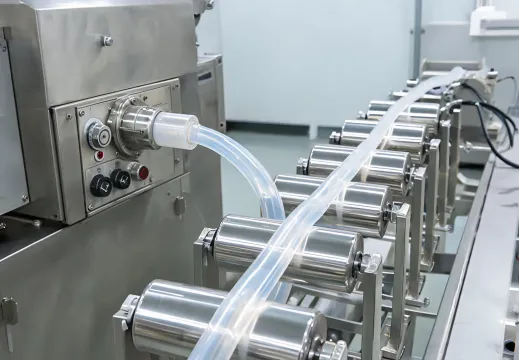 Silicone extrusion line