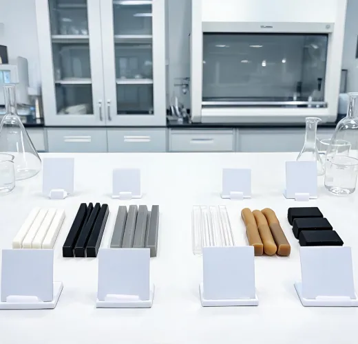 Polymer material samples