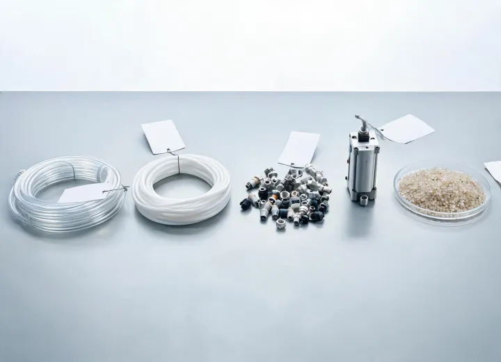 Pneumatic parts and sample kit